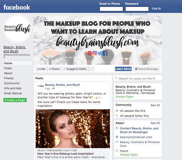 First Month Blog Growth Report - beautybrainsblush.com