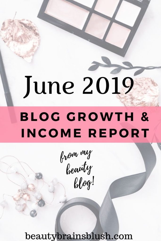 Seventh Month Blog Growth and Income Report - BeautyBrainsBlush
