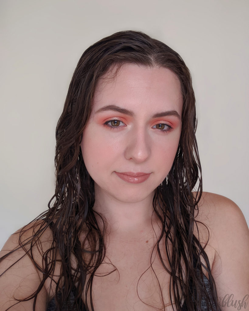 Peach makeup with Colourpop Strawberry Shake beautybrainsblush.com
